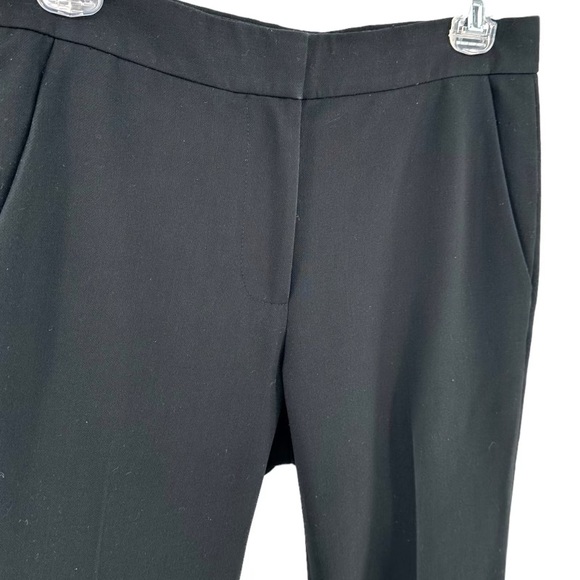 Tibi Women’s 2 Black Dress Pants Zip Office Career Trouser Flat Front - Picture 5 of 14